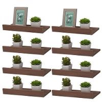 Kit 8 Prateleiras Porta Quadros 60 X 15cm Suporte Invisível - 1