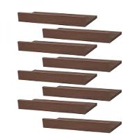 Kit 8 Prateleiras Porta Quadros 60 X 15cm Suporte Invisível - 3