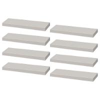 Kit 8 Prateleiras 40 x 10cm Branca Suporte Invisível - 1