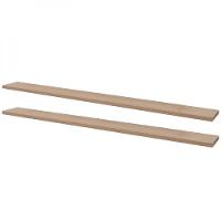 Kit 2 Prateleiras 100 X 10cm Carvalho Suporte Invisível - 1