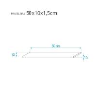 Kit 2 Prateleiras 50 X 10cm Rosa Claro Suporte Invisível