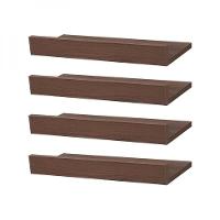 Kit 4 Prateleiras Porta Quadros 60 X 10cm Suporte Invisível - 1