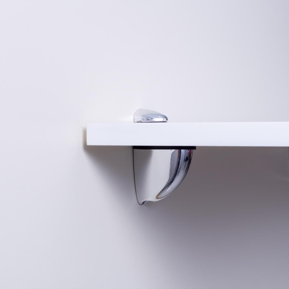 Kit 3 Prateleiras 60 X 15cm Branca Com Suporte Tucano - 5