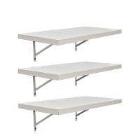 Kit 3 Prateleiras 40 x 20cm Branco Espessura 25mm - 1