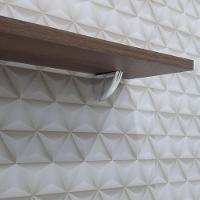 Kit 3 Prateleiras 40 X 15cm Nogal Com Suporte Tucano - 3