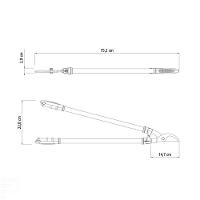 Tesourão De Poda Tipo Bypass Tramontina Em Aço Com Cabo Metálico 60 Cm Tramontina