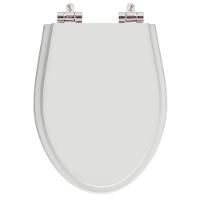 Tampa Vaso Sanitário Com Amortecedor Cinza Para Bacia Fiori - 1