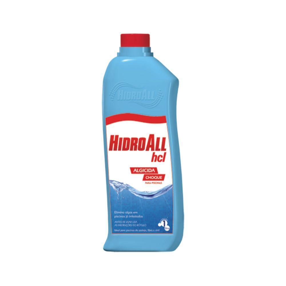 Algicida Choque Hcl - Hidroall 1l - 1