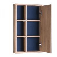 Armário para Banheiro com Espelho Milano Carvalho e Marinho - 3