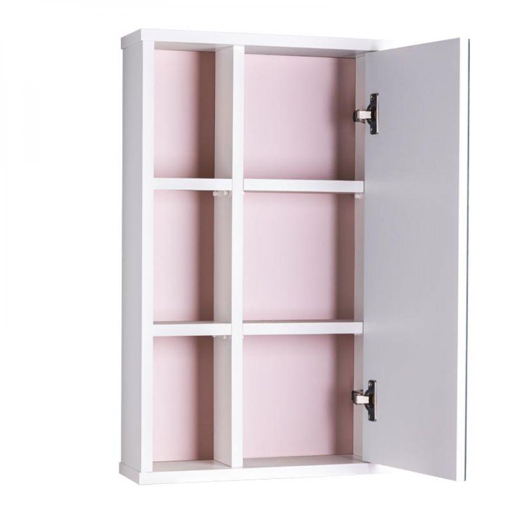Armário com Espelho para Banheiro Milano Rosa Claro - 2
