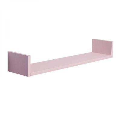 Prateleira U 100 x 20cm Rosa Claro Invisível