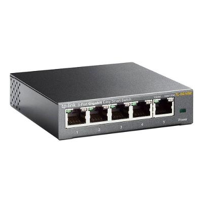 Switch Easy Smart Gigabit De 5 Portas 10-100-1000 Tl-sg105e Smb