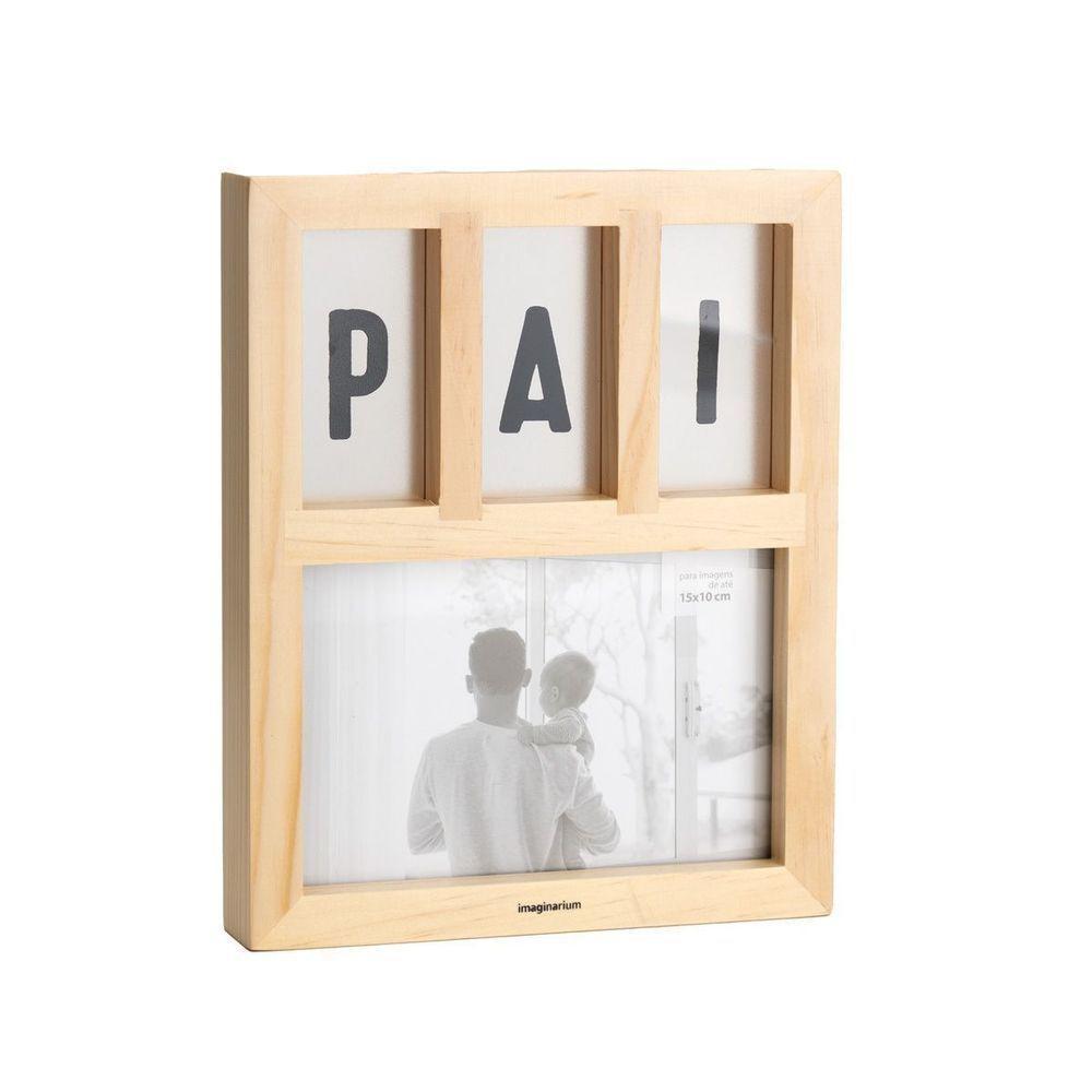 Porta Retrato Madeira Letreiro - 1