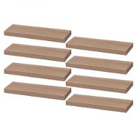 Kit 8 Prateleiras 30 x 10cm Carvalho Suporte Invisível - 1