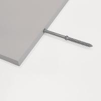 Kit 3 Prateleiras U 50 X 25cm Branca Suporte Invisível