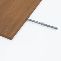 Kit 3 Prateleiras U 40 X 15cm Freijó Suporte Invisível - 5