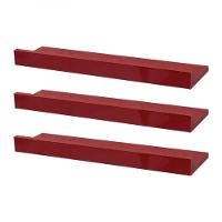 Kit 3 Prateleiras Porta Quadros 80 X 10cm Suporte Invisível - 3