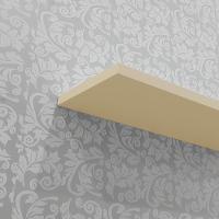 Kit 3 Prateleiras 60 X 15cm Bege Claro Suporte Invisível - 5