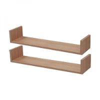 Kit 2 Prateleiras U 100 X 20cm Carvalho Suporte Invisível - 1