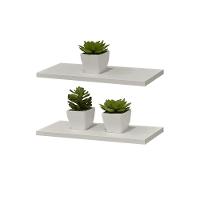Kit 2 Prateleiras 40 x 15cm Branca Suporte Invisível - 7