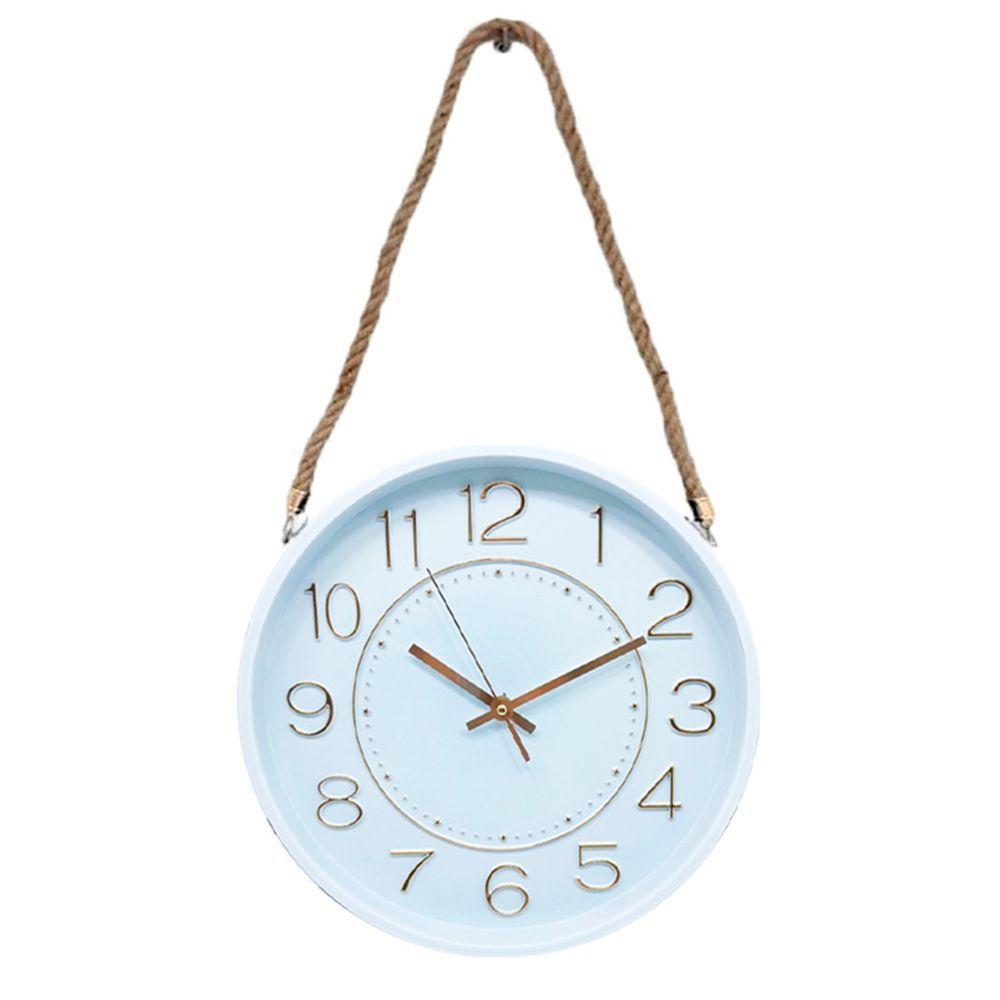 Relógio Parede Moderno Redondo Serrano Rose Gold White 30cm - 1