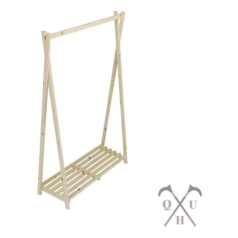 Cabideiro Casacos 160x100cm Espaçosa Para Chão Estilo Retro - 3