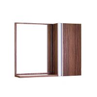 Espelho para Banheiro com Armário Nogal Barra Vertical - 1