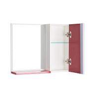 Espelho para Banheiro com Armário Vermelho Barra Vertical - 3