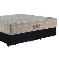 Cama Box Queen Bipartido Suede + Colchão Ortobom Airtech Molas Ensacadas 65x158x198 Cor:preto - 3