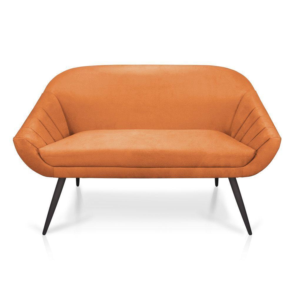 Kit 1 Namoradeira 2 Lugares 1 Poltrona GiovanaPés Palito - 6