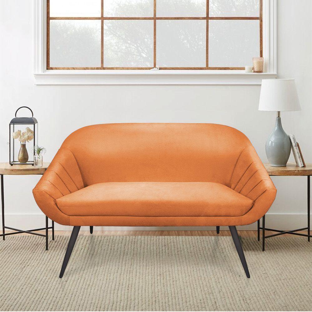 Kit 1 Namoradeira 2 Lugares 1 Poltrona GiovanaPés Palito - 7