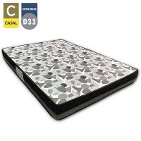 Cama Baú Casal Sintético + Colchão Casal Ortobom Iso Dupla Face 60x138x188 Cor:cinza - 6