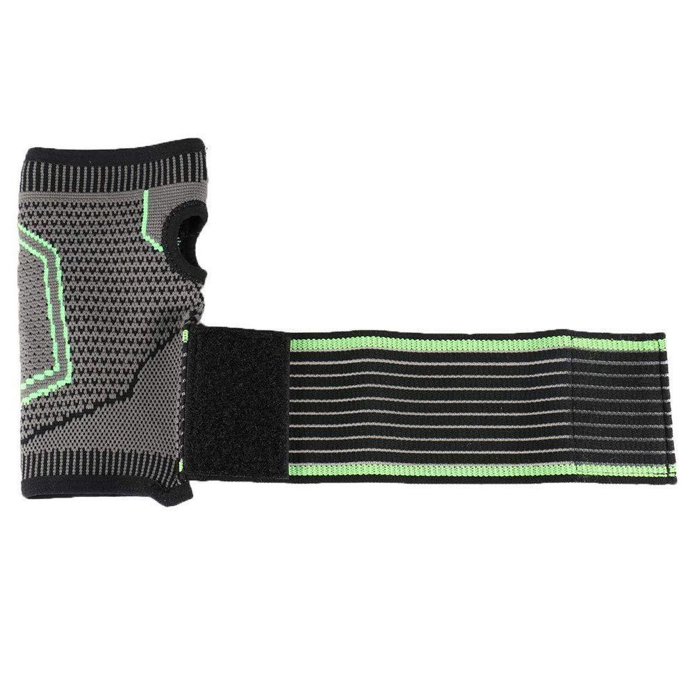 Munhequeira Protetora Ajustável Alta Compressão Preto - 6