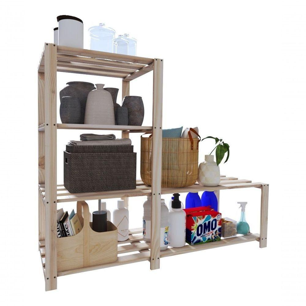 Armário Multiuso Prateleiras Produtos E Utensílios Limpeza - 8
