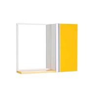 Espelho para Banheiro com Armário Amarelo Barra Vertical - 1