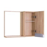 Espelho para Banheiro com Armário Carvalho Puxador Metal - 4