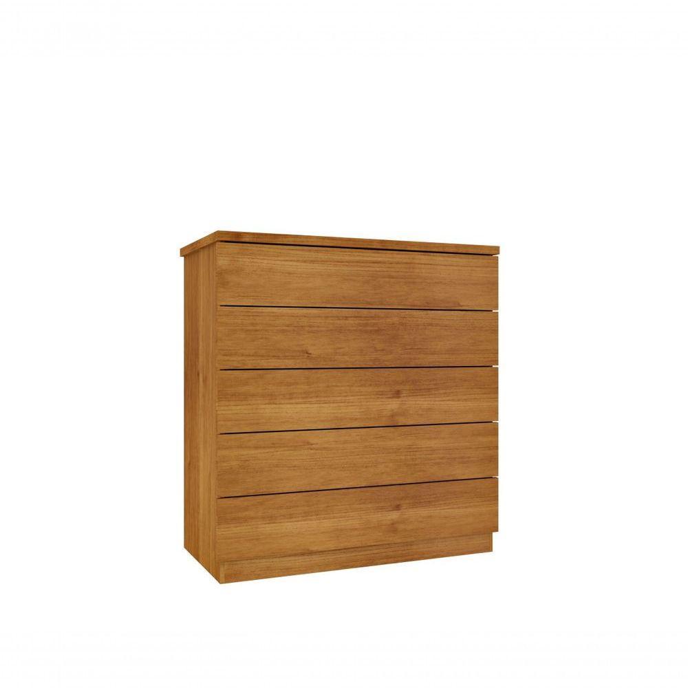 Comoda Premium 5 Gavetas Tcil Cinamomo - 1
