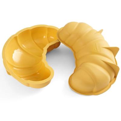 Forma Croissant Molde De Silicone Confeitaria Silikomart
