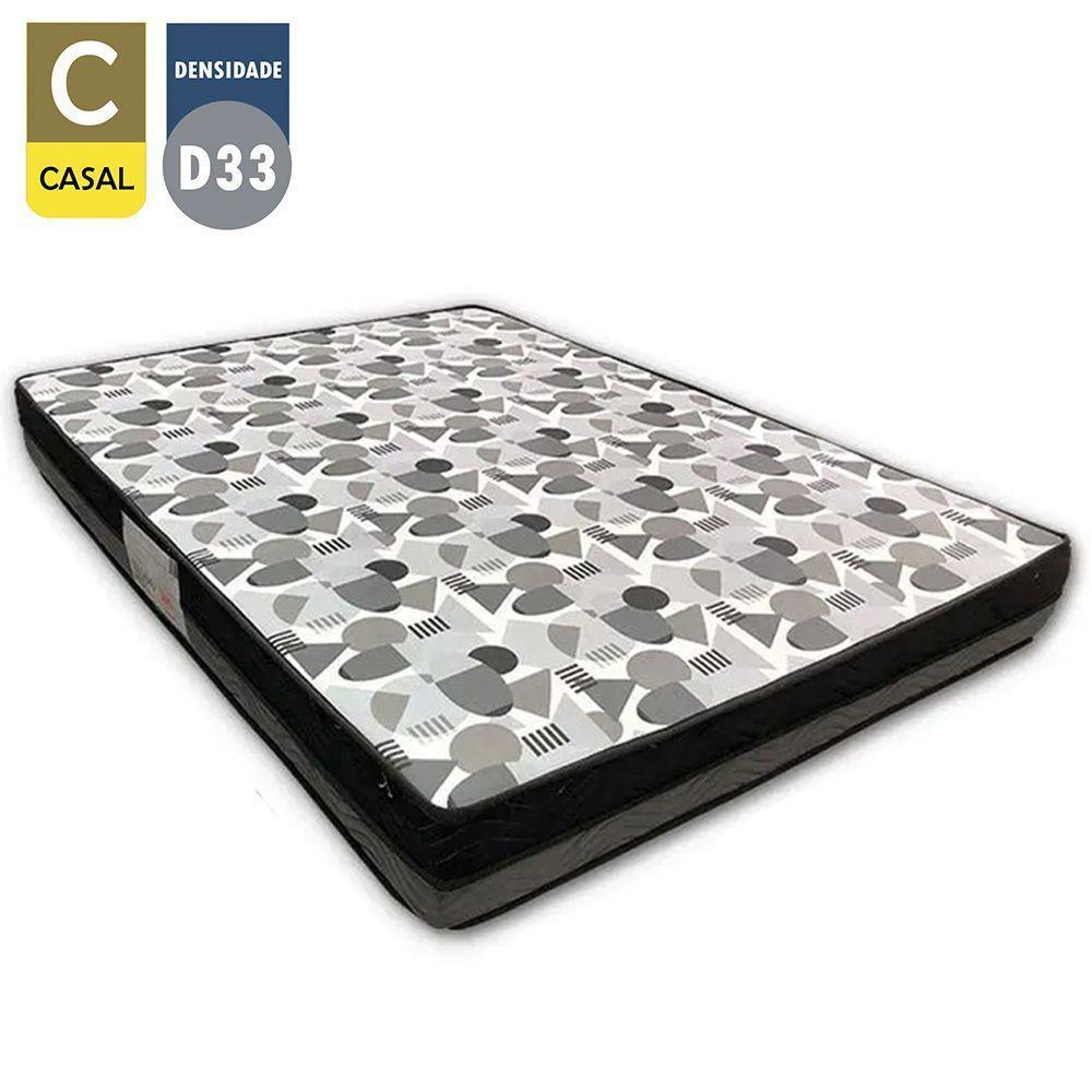 Cama Box Casal Sintético + Colchão Casal Ortobom Iso Dupla Face 60x138x188 branco - 6