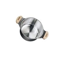 Caçarola Preto Craqueado Alumínio Usinado Javali Am 22Cm - 4