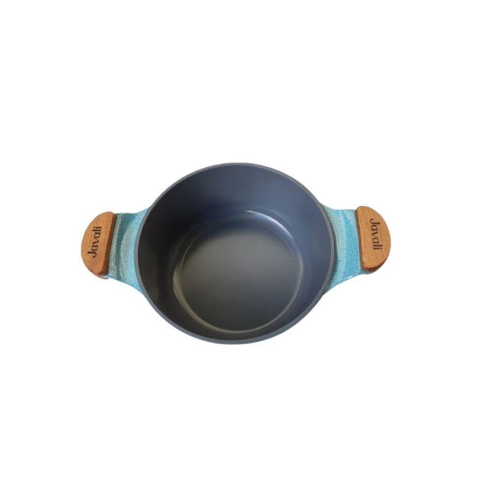 Caçarola Azul Turquesa Antiaderente Cerâmica Javali Am 30Cm - 2