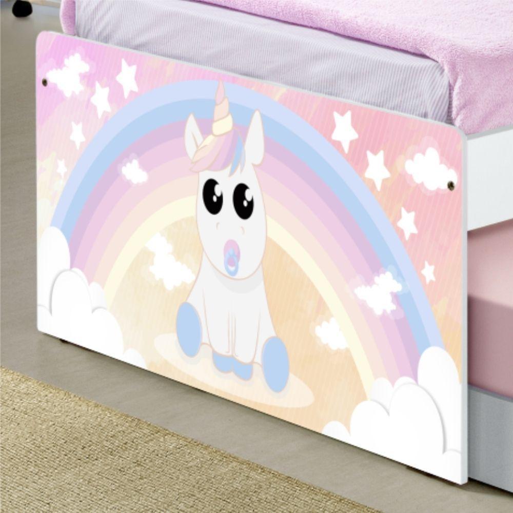 Cama Baby Unicórnio Com Auxiliar E Colchões - 2