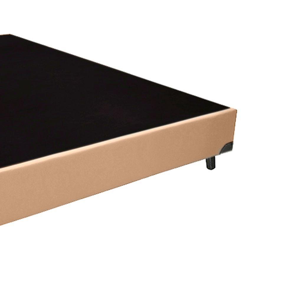 Base Box Viúva Sintético Homequeen Bege 40x128x188 - 6
