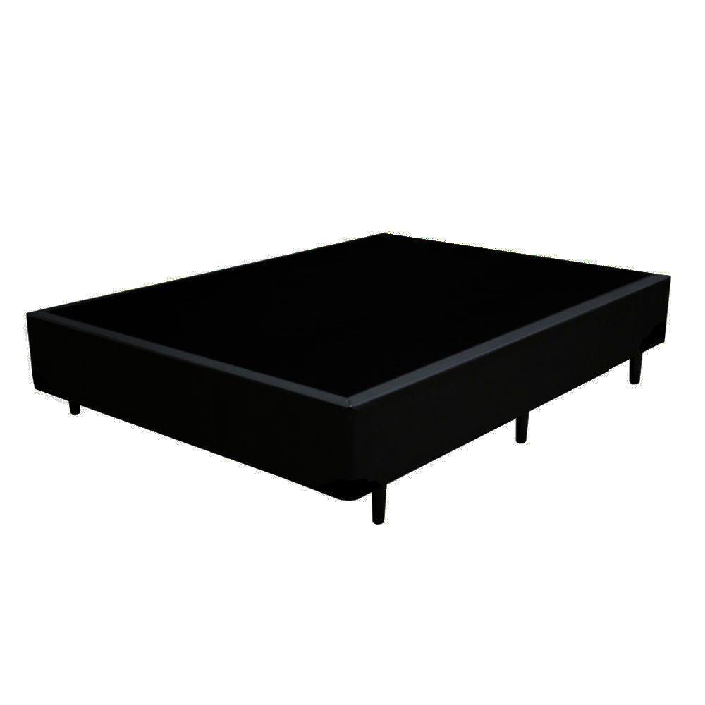 Base Box Viúva Sintético Homequeen Preto 40x128x188 - 5