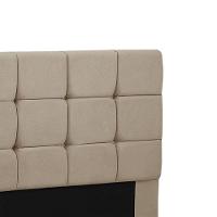 Cabeceira Cama Box Queen 1,60 Bege Julia Shop Das Cabeceiras Bege