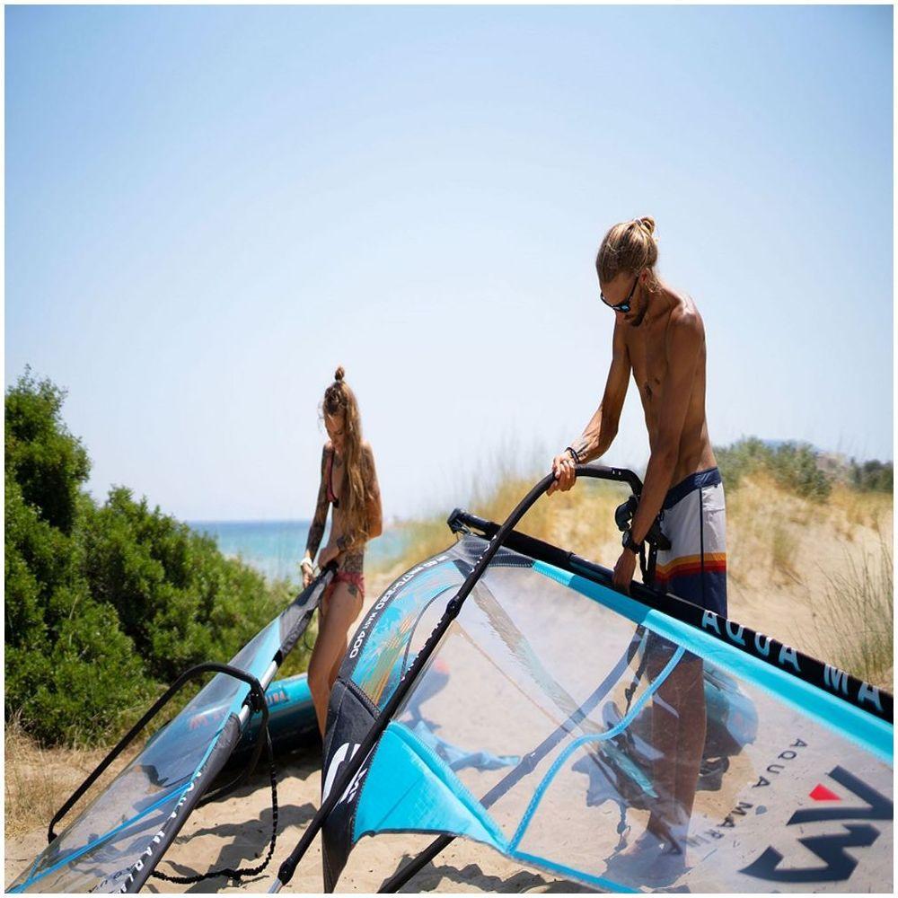 Prancha Stand Up Blade Windsurf - Vela 3 M² Aqua Marina - Com Bomba, Mochila, Quilha, Leash . - 2