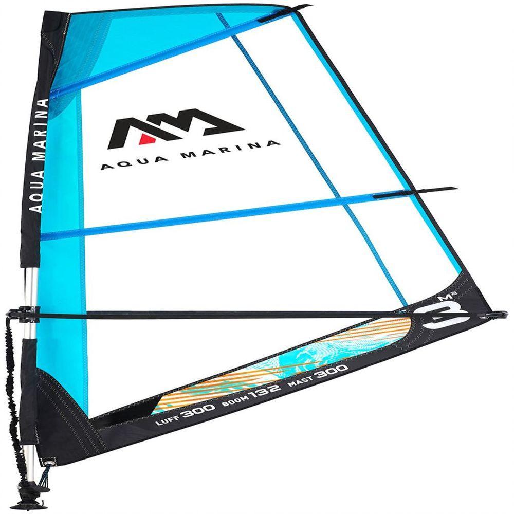 Prancha Stand Up Blade Windsurf - Vela 3 M² Aqua Marina - Com Bomba, Mochila, Quilha, Leash . - 6