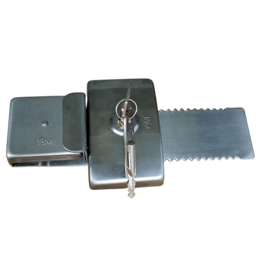 Fechadura Auxiliar Jbm Fc1 Para Portas De Correr Vidro 20cm - 3