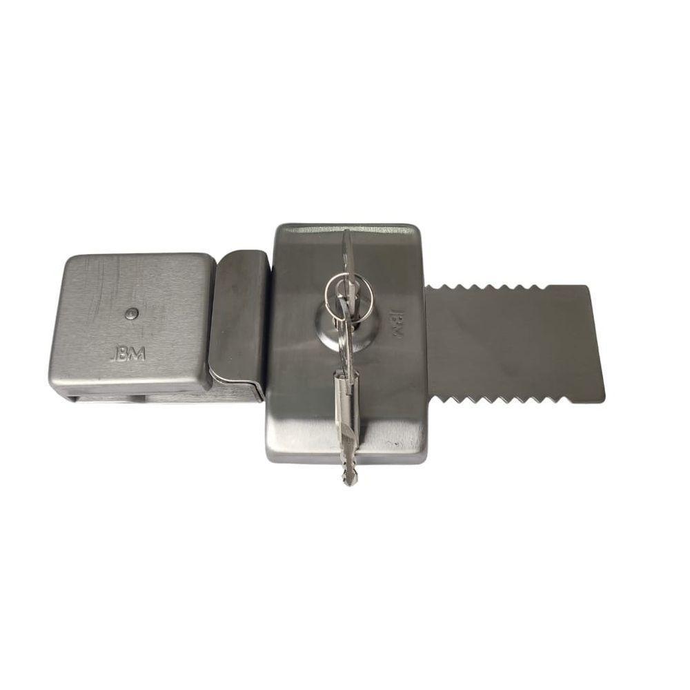 Fechadura Auxiliar Jbm Fc1 Para Portas De Correr Vidro 20cm - 5