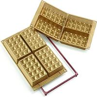 Forma Molde Waffle Retangular Silicone Classic Silikomart - 3